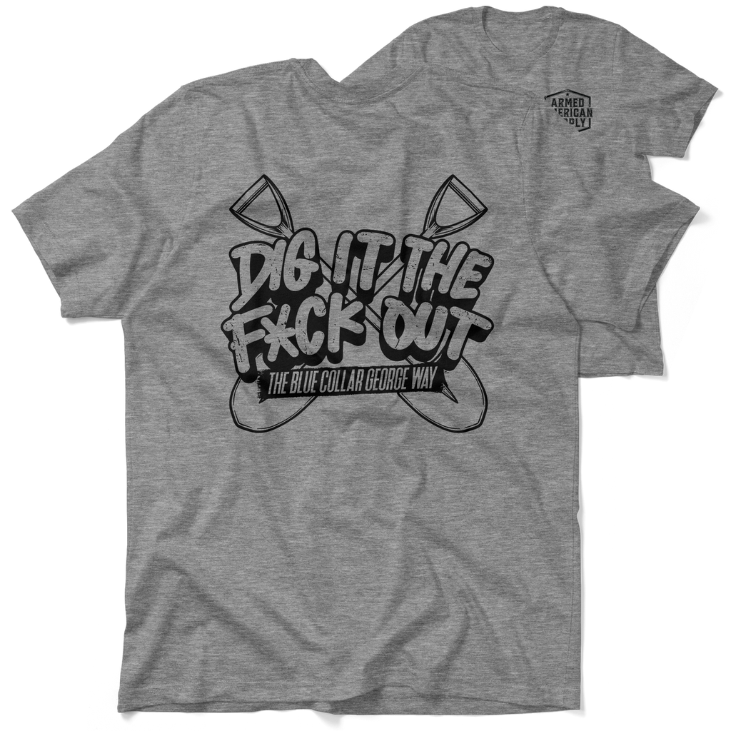 Blue Collar George Dig It - Safety T-Shirt