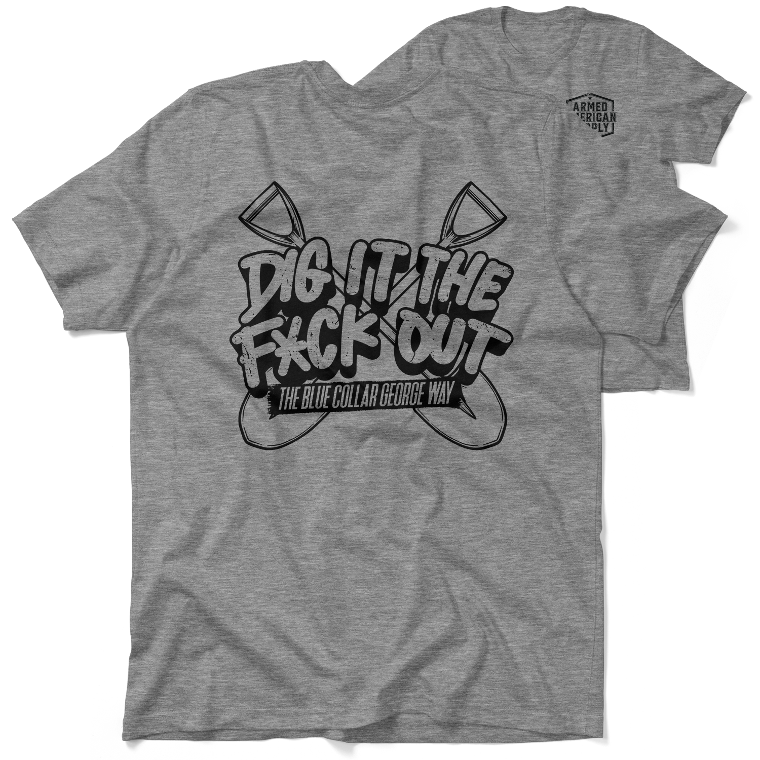 Blue Collar George Dig It - Safety T-Shirt