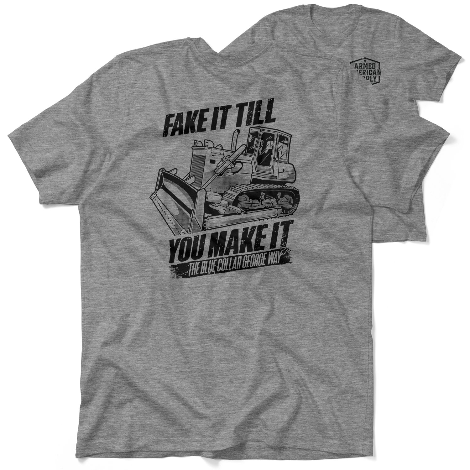 Blue Collar George Fake It - Safety T-Shirt