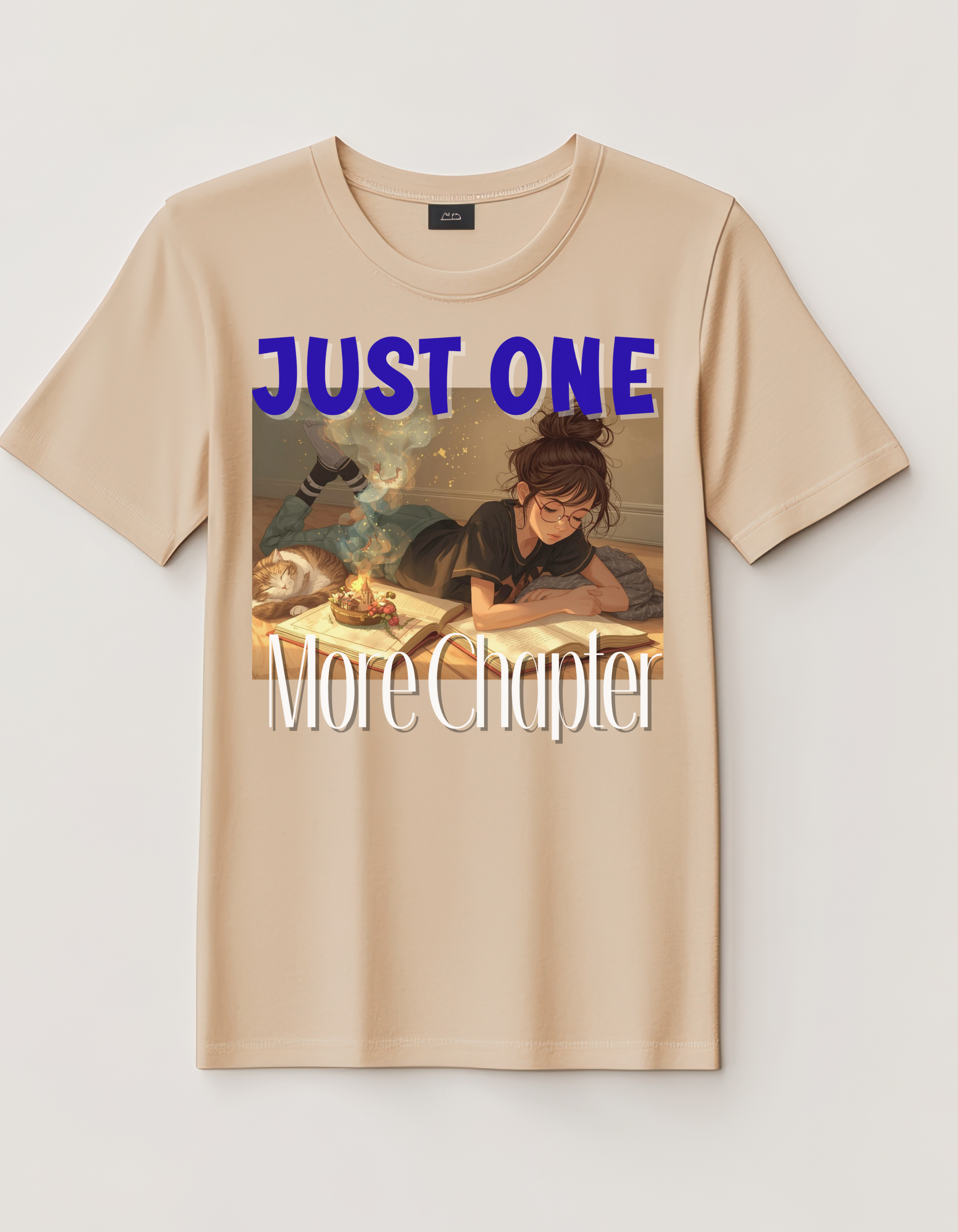 Booklovers T-Shirt - Just One More Chapter, Book Lover Gift, Literary Tee, Cozy Reading Shirt, Bookish Apparel