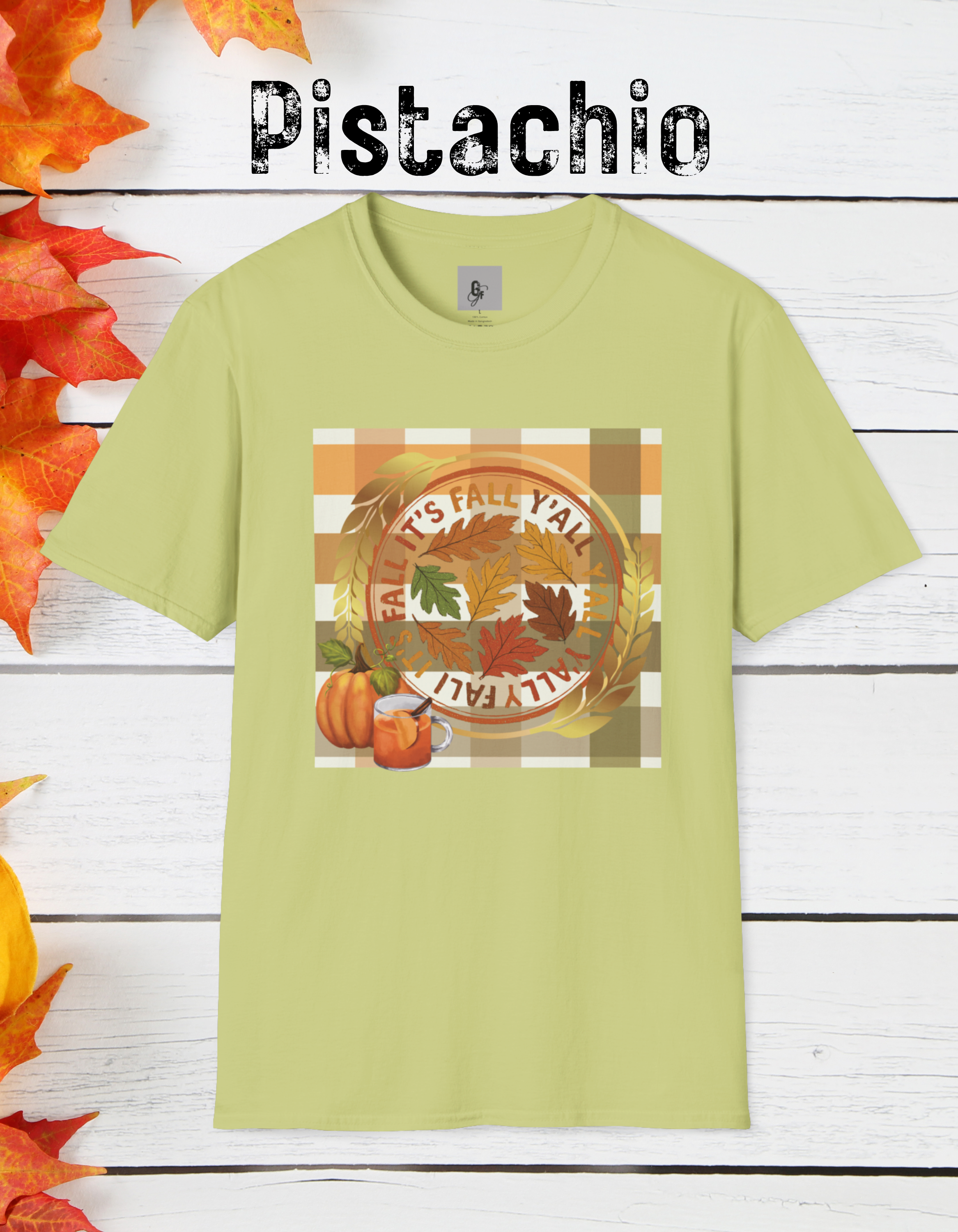 🍂 “It’s Fall Y’all” Tee, Autumn Vibes T-Shirt, Fall-Themed Tee, Unisex Casual Tee, Pumpkin Shirt, Thanksgiving Apparel, Cozy Fall Outfit