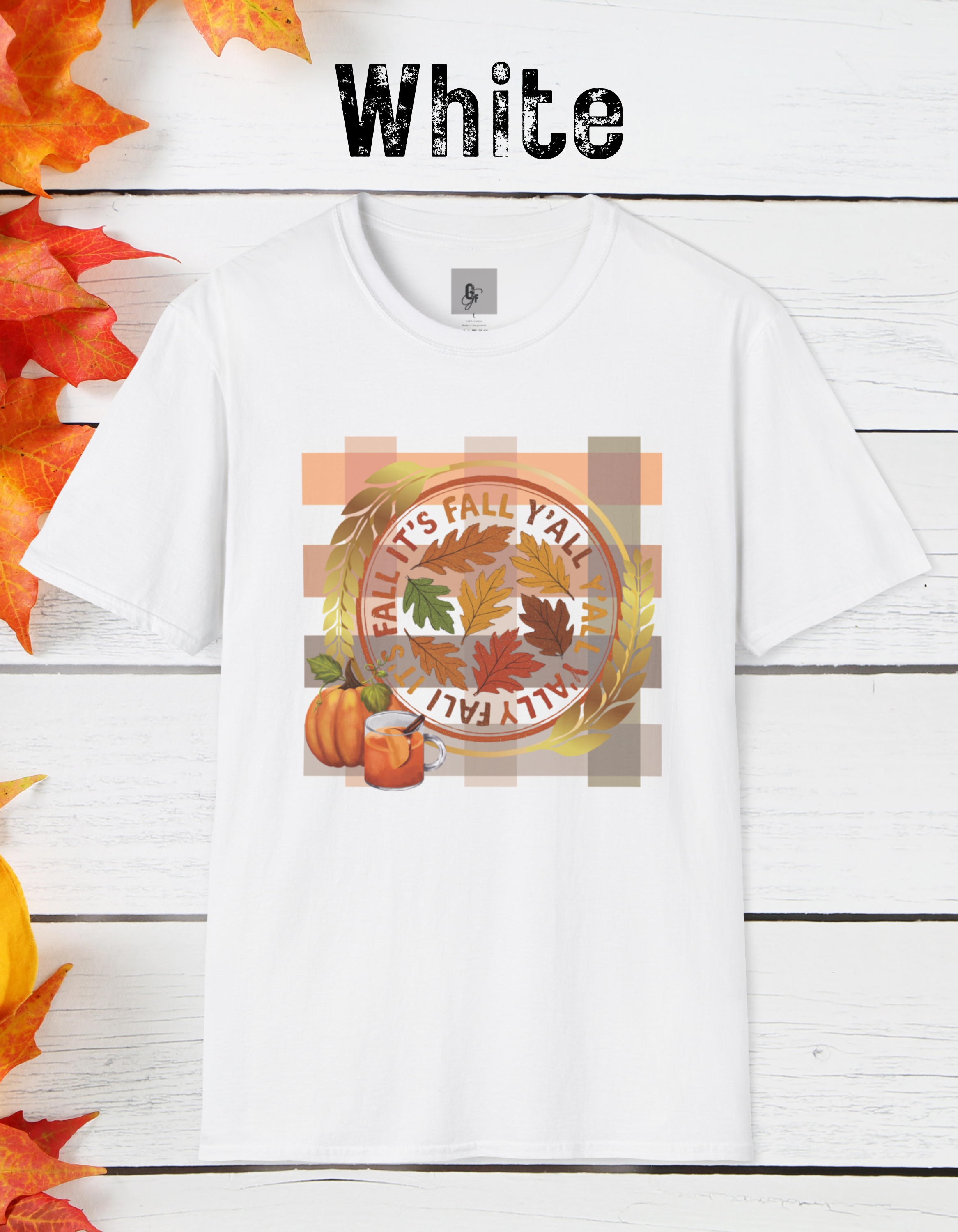 🍂 “It’s Fall Y’all” Tee, Autumn Vibes T-Shirt, Fall-Themed Tee, Unisex Casual Tee, Pumpkin Shirt, Thanksgiving Apparel, Cozy Fall Outfit