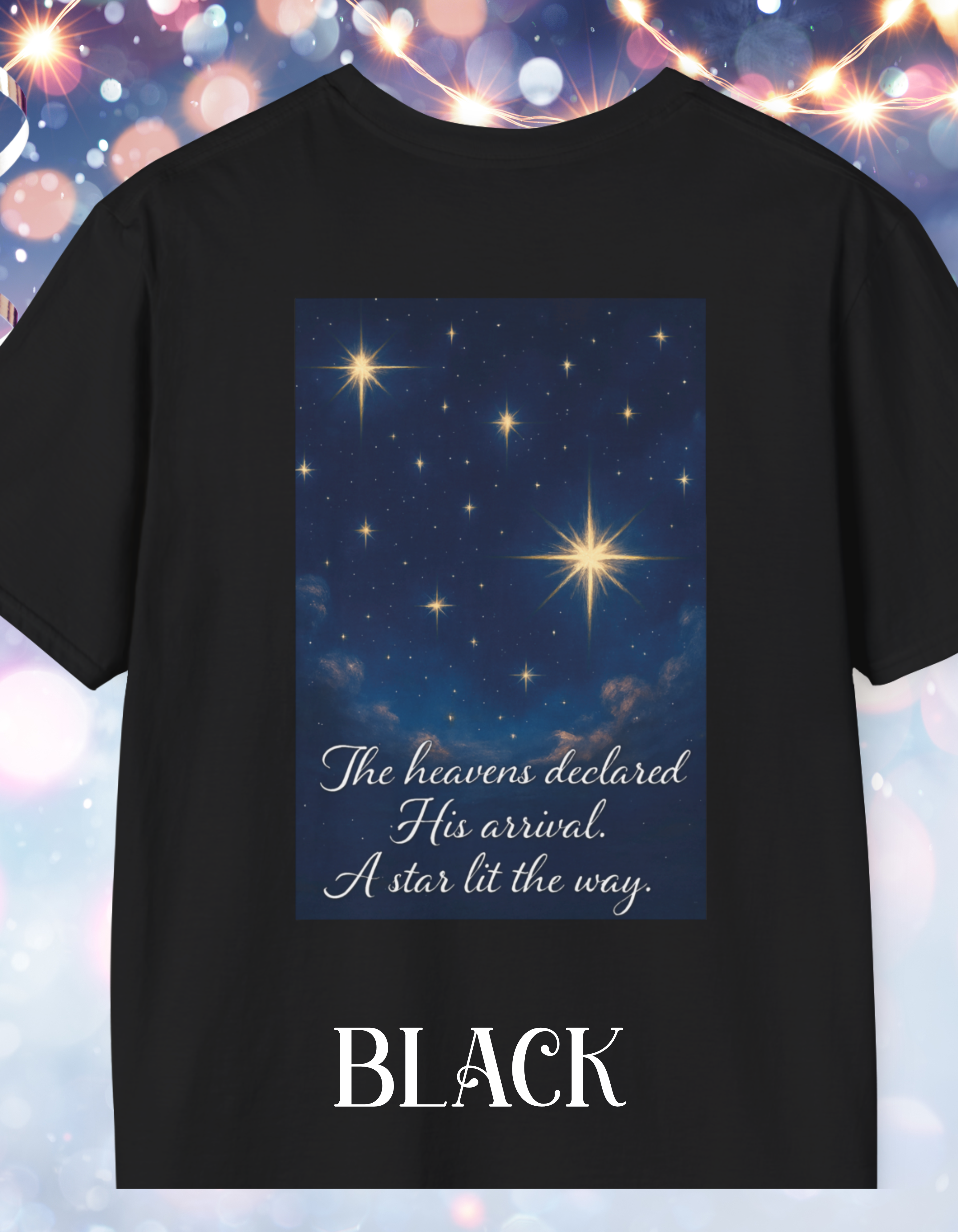 For Unto Us  T-Shirt - Perfect for Christmas, Christians, Birthday Gifts, Inspirational Fashion