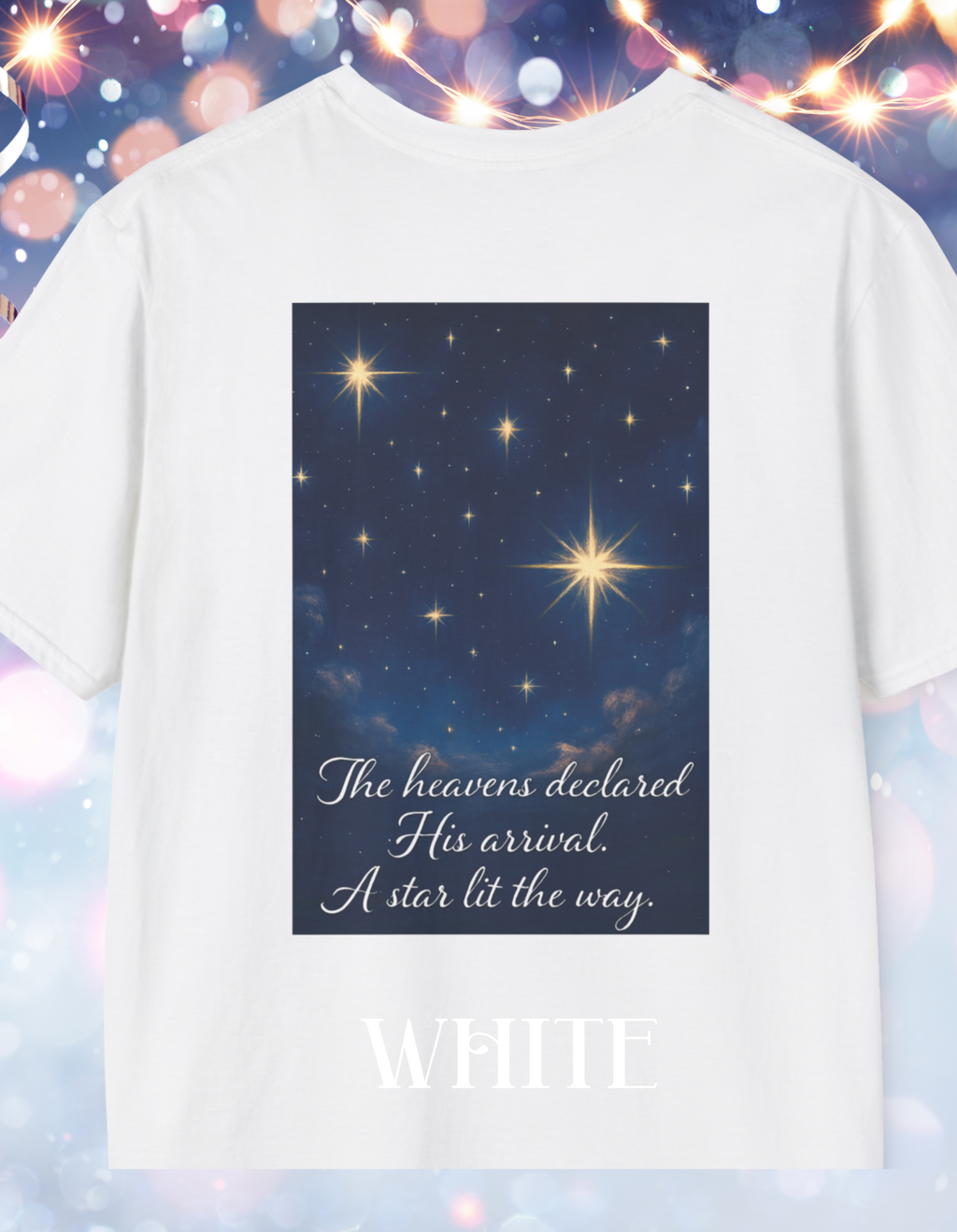 For Unto Us  T-Shirt - Perfect for Christmas, Christians, Birthday Gifts, Inspirational Fashion