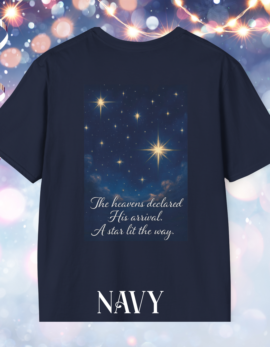 For Unto Us  T-Shirt - Perfect for Christmas, Christians, Birthday Gifts, Inspirational Fashion