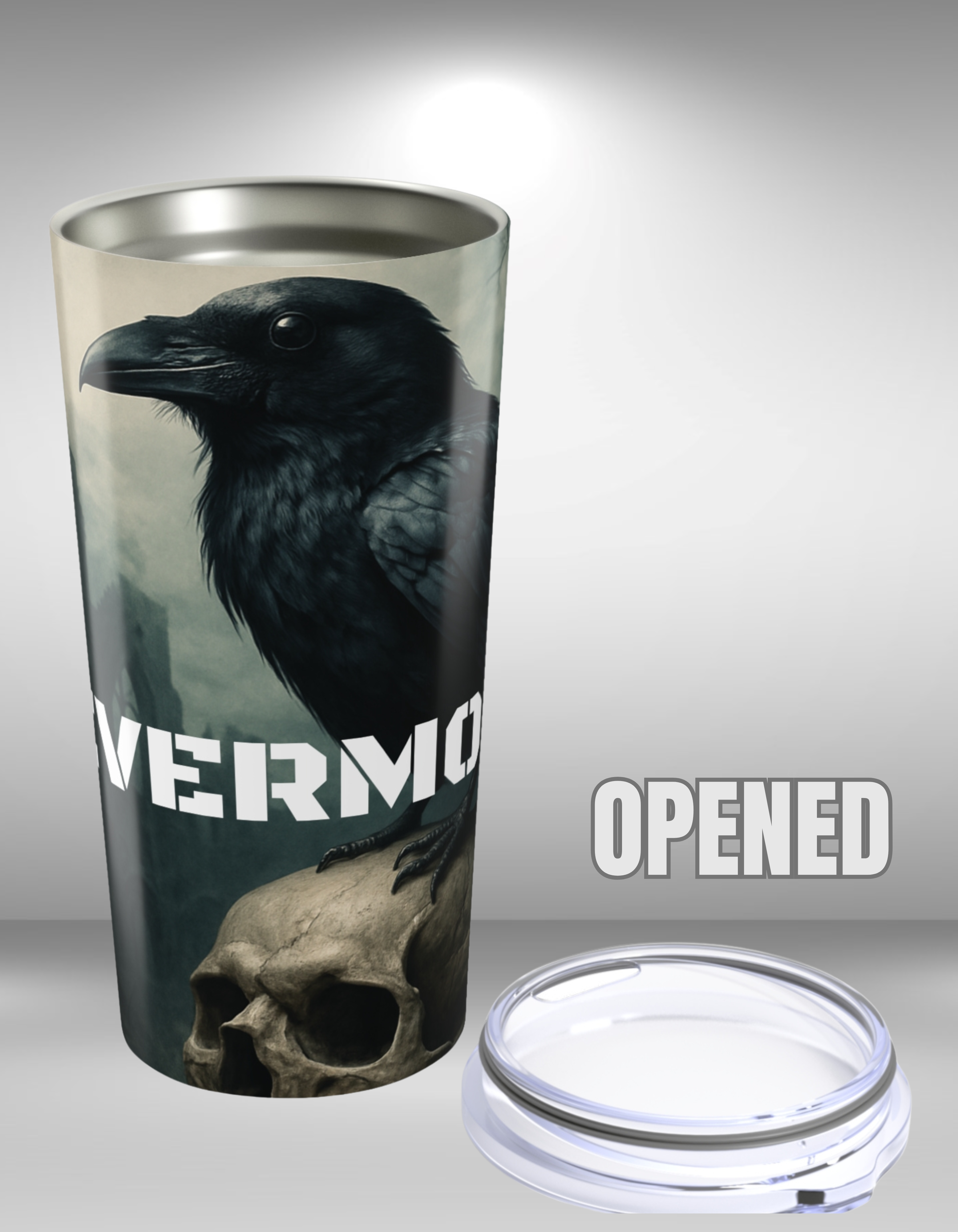 Gothic Raven Tumbler