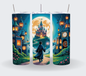 Wizard Castle 20oz Skinny Tumbler | Steampunk Fantasy Insulated Cup
