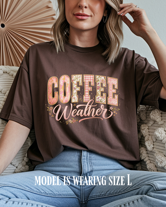 Coffee Weather T-Shirt — Cozy Coffee Lovers Tee (S-5X)