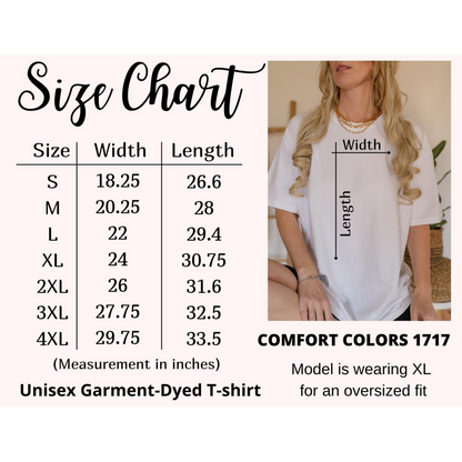 Amalfi Coast Lemon Capri Postcard T-Shirt, Front and Back Design, Comfort Colors 1717, sizes S-4X