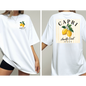 Amalfi Coast Lemon Capri Postcard T-Shirt, Front and Back Design, Comfort Colors 1717, sizes S-4X