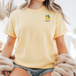 Amalfi Coast Lemon Capri Postcard T-Shirt, Front and Back Design, Comfort Colors 1717, sizes S-4X