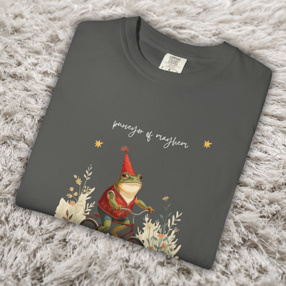 Comfort Colors 1717 Purveyor of Mayhem Frog Wizard Bike Tee