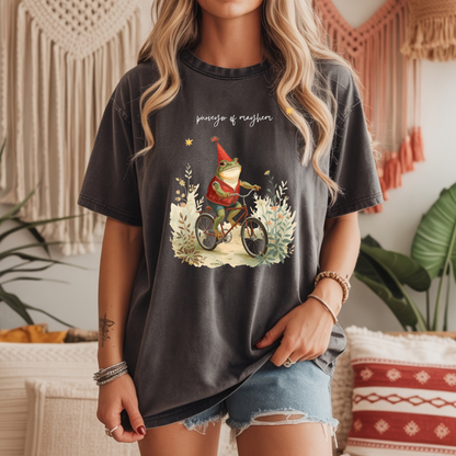 Comfort Colors 1717 Purveyor of Mayhem Frog Wizard Bike Tee