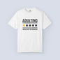Adulting Would Not Recommend Funny 1-Star Review T-Shirt