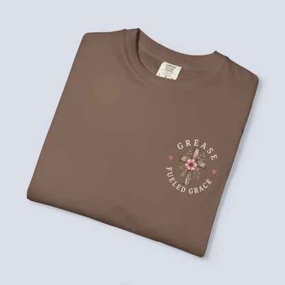 God Is Good All the Time T-Shirt – Christian Faith Tee with Cross & Heart Design, Inspirational Religious Shirt for Everyday Wear
