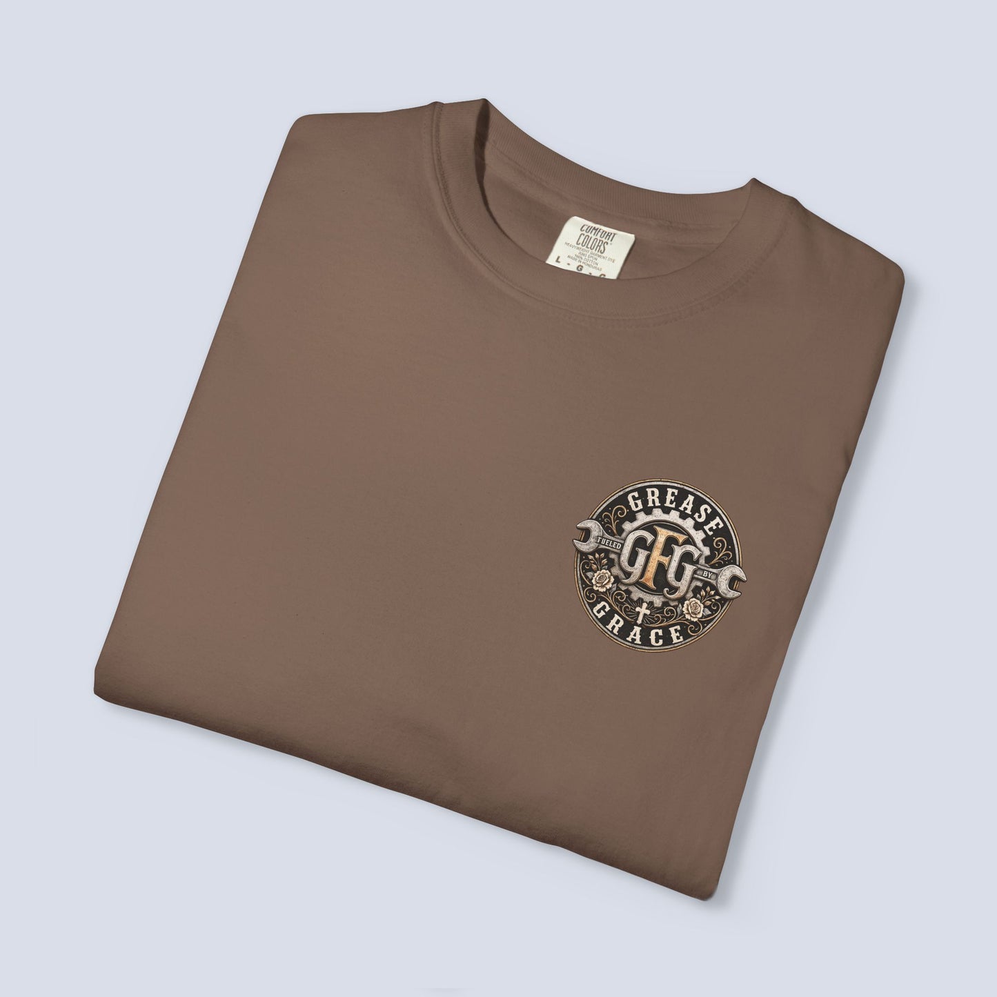 Jesus Saves Bro I Just Change Parts Shirt | Christian Mechanic Shirt | Blue Collar Faith Tee | Comfort Colors 1717 Graphic Tee