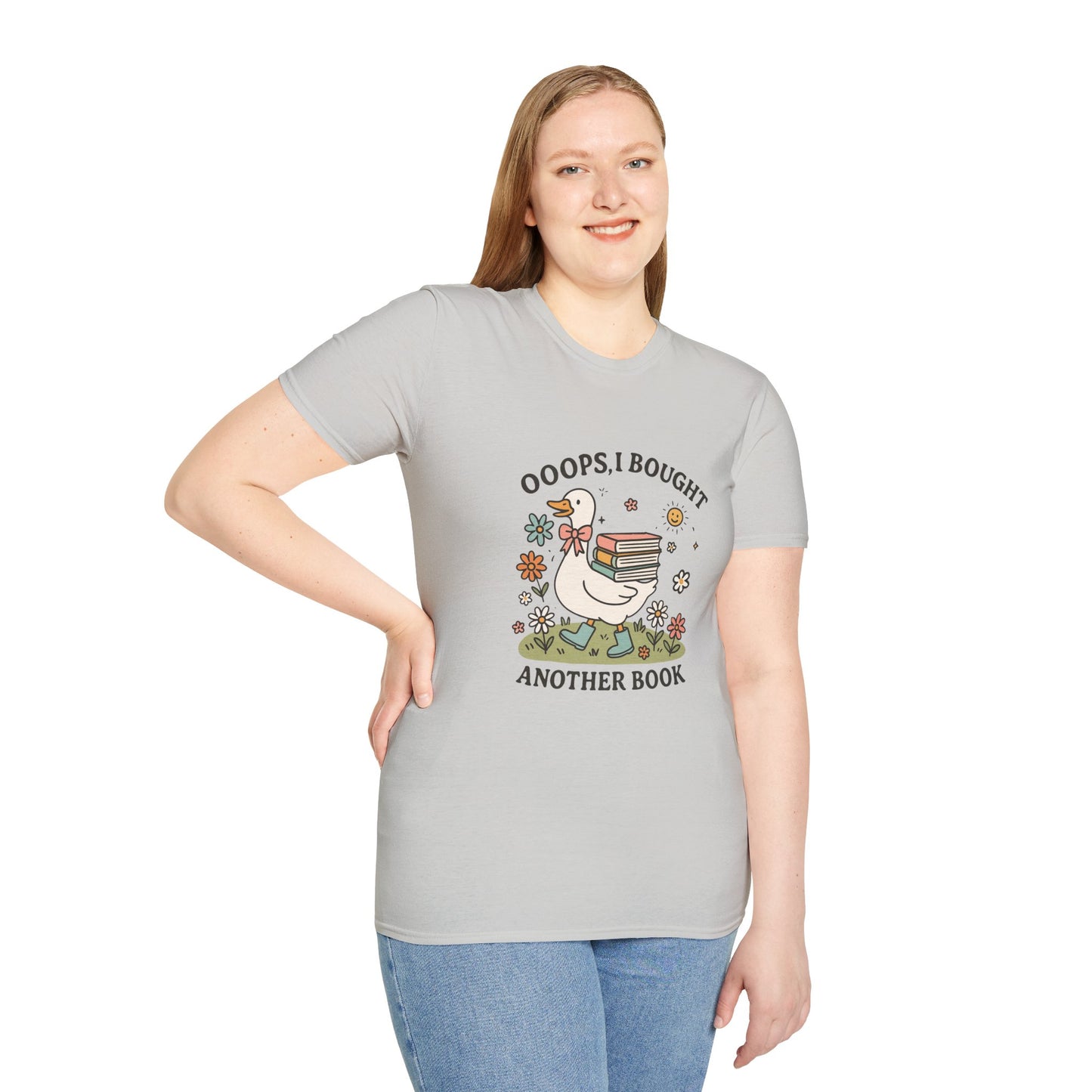 “Ooops, I Bought Another Book Shirt – Cute Duck Book Lover Tee, Vintage Bookworm Aesthetic T-Shirt, Reader Gift for Women & Teens”