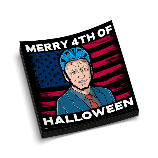 4th Of Halloween - Hard Hat Decal