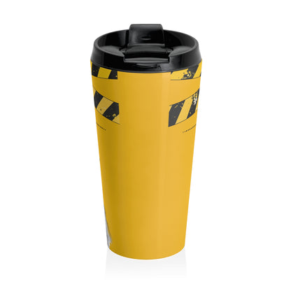 Caution: Lore Dump Society Member 15oz Stainless Steel Coffee Cup