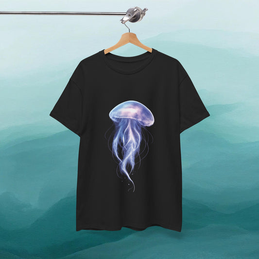 Bioluminescent Jellyfish T-Shirt | Glow Ocean Tee | Vaporwave Aesthetic | Gildan 5000