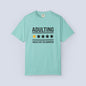 Adulting Would Not Recommend Funny 1-Star Review T-Shirt