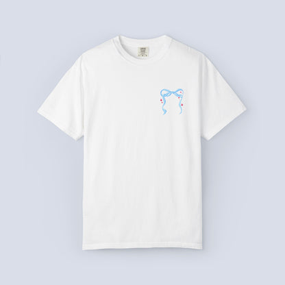 I Will Keep Walking By Faith Ribbon Graphic T-Shirt