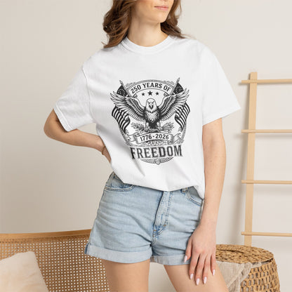 Ink Print Freedom 250th Anniversary Eagle T-Shirt