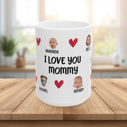 Personalized Photo Mug for Mom — Custom Kids’ Names & Photos (11oz/15oz)