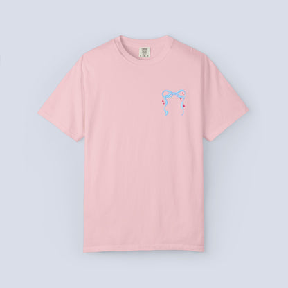 I Will Keep Walking By Faith Ribbon Graphic T-Shirt