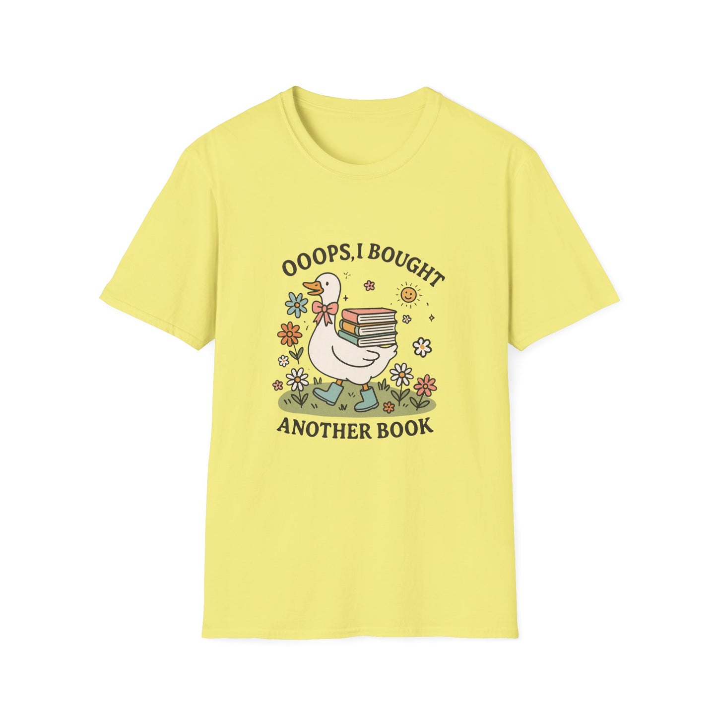 “Ooops, I Bought Another Book Shirt – Cute Duck Book Lover Tee, Vintage Bookworm Aesthetic T-Shirt, Reader Gift for Women & Teens”