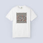 Blessed Checkerboard Floral Shirt | Retro Aesthetic Graphic Tee | Cute Trendy Boutique T-Shirt | Comfort Colors 1717 Unisex Tee