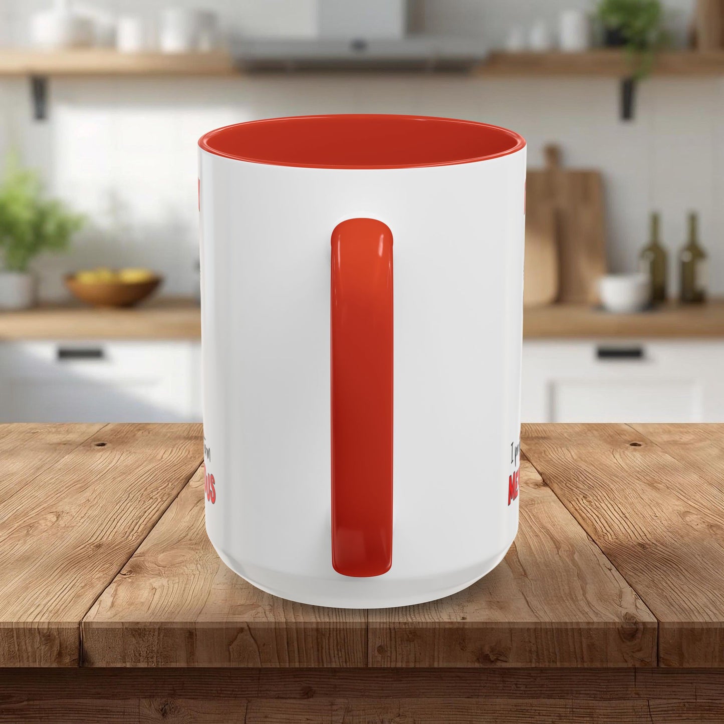 Funny Duck Accent Coffee Mug — "I'm Not Crazy, I'm Mentally Hilarious" (11/15oz)