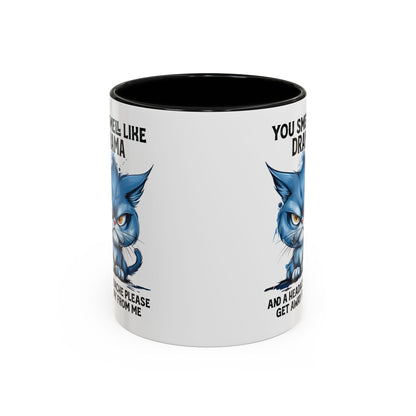 You Smell Like Drama Mug — Grumpy Cat Coffee Cup (11/15oz)