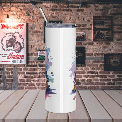20oz Storybook Stainless Steel Tumbler — Castle & Glasses Magic