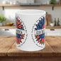 God Bless America Ceramic Mug — Patriotic 4th of July Coffee Cup (11oz & 15oz)