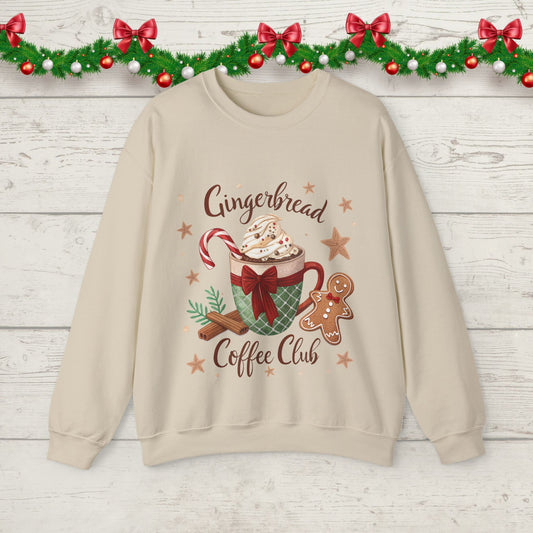 The Gingerbread Coffee Club Premium Unisex Crewneck Sweatshirt