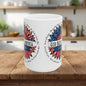 God Bless America Ceramic Mug — Patriotic 4th of July Coffee Cup (11oz & 15oz)