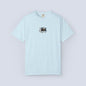Embroidered Comfort Colors Cat T-Shirt — Cute Cat Patch Tee