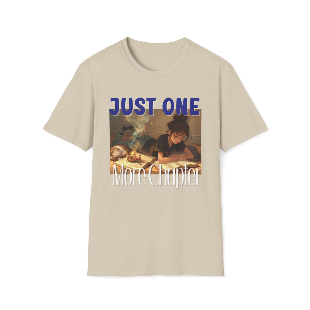 Booklovers T-Shirt - Just One More Chapter, Book Lover Gift, Literary Tee, Cozy Reading Shirt, Bookish Apparel