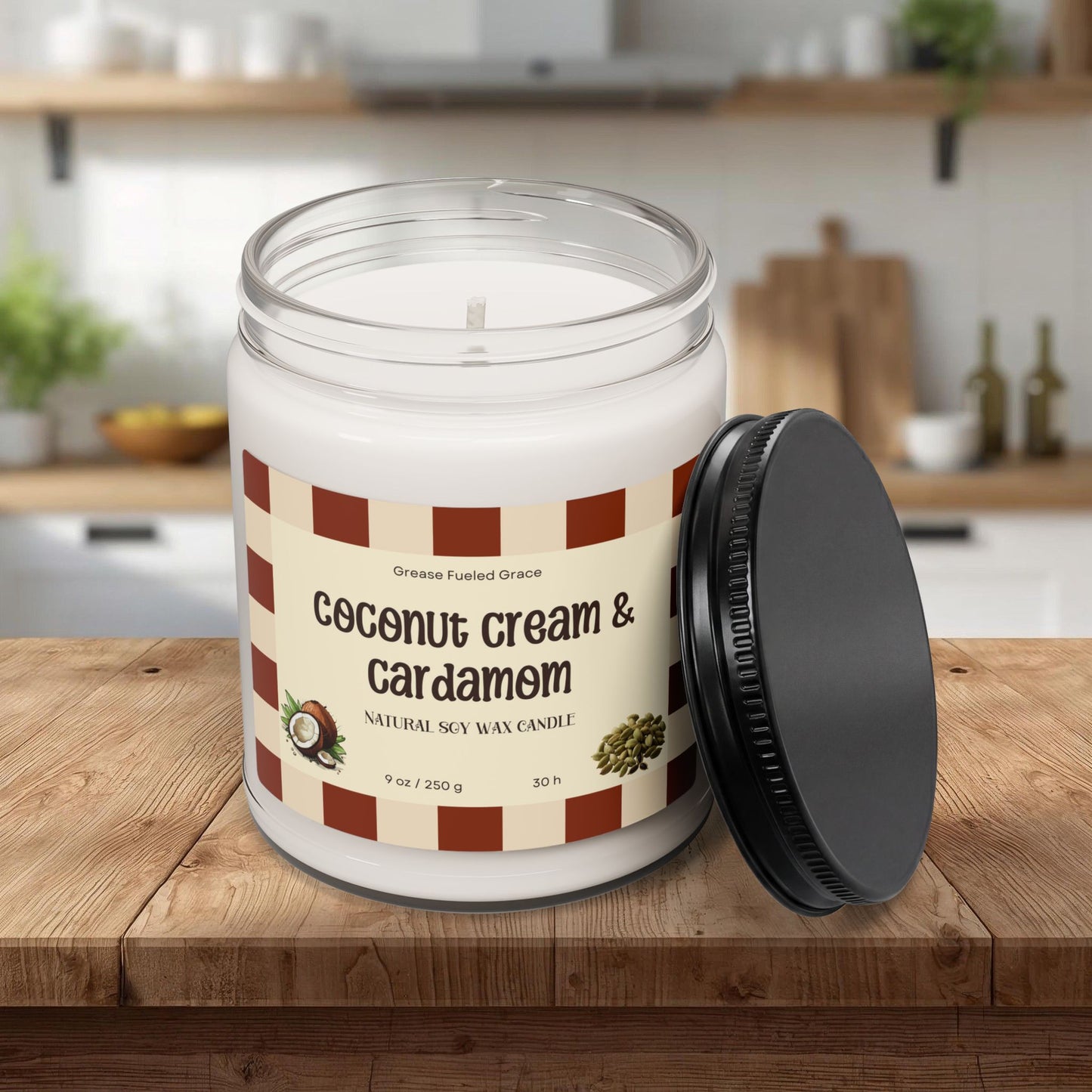 Grease Fueled Grace 7 Scented Soy Candles — 9oz