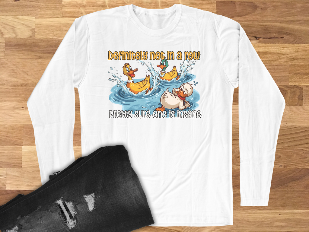 Definitely Not in a Row Men's Long Sleeved T-Shirt