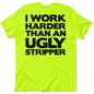 Work Harder - Safety Yellow T-Shirt