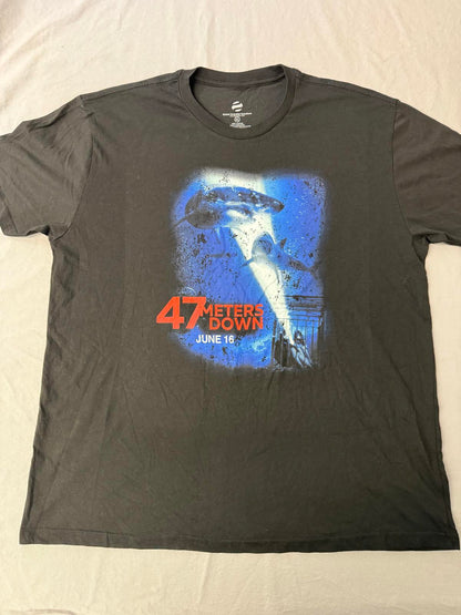 47 Meters Down Movie T-shirt June 16, 2017 Release Tee XL