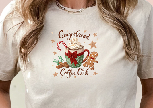 The Gingerbread Coffee Club Heavyweight Unisex Crewneck T-shirt | Gildan® 5000